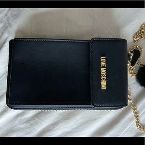 Moschino Wallet and Phone Holder
